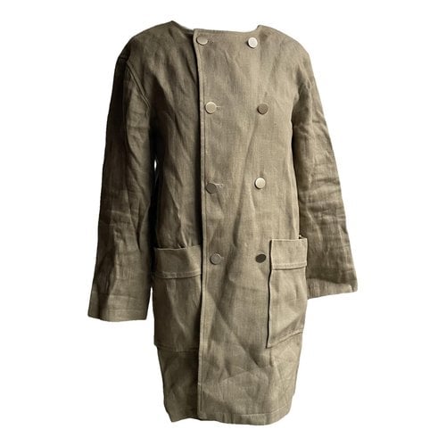 Pre-owned Apc Linen Trench Coat In Other