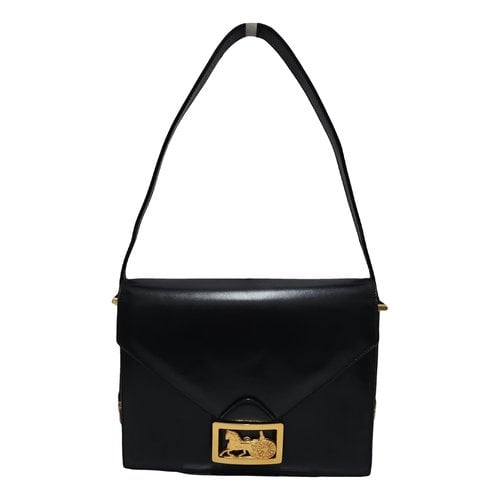 Pre-owned Celine Leather Handbag In Black