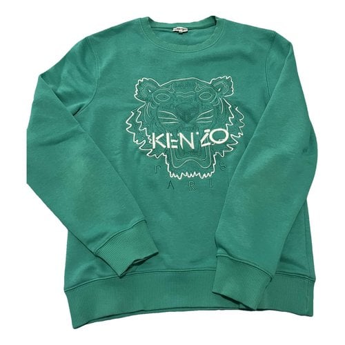 Pre-owned Kenzo Tiger Sweatshirt In Green