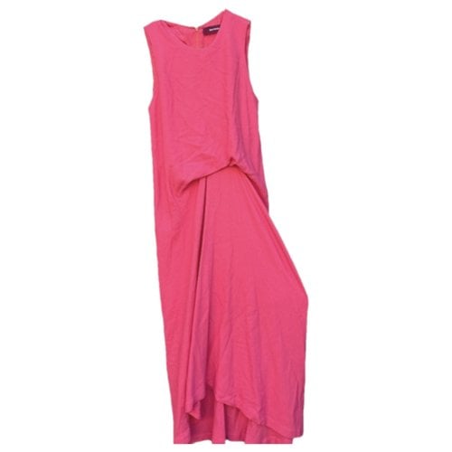 Pre-owned Sies Marjan Maxi Dress In Pink