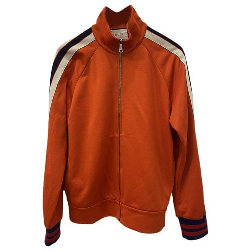 Pre-owned Gucci Jacket In Orange