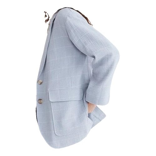 Pre-owned Madewell Blazer In Blue