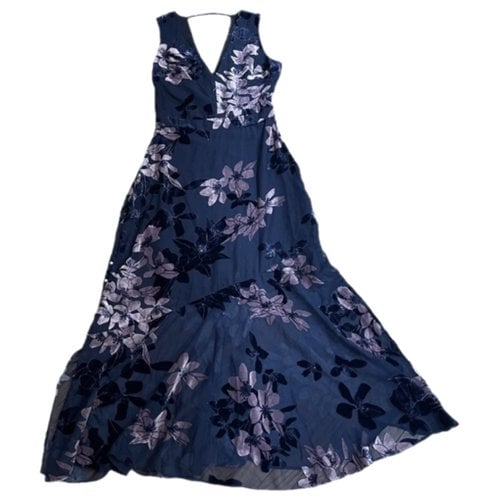 Pre-owned Sam Edelman Velvet Maxi Dress In Blue