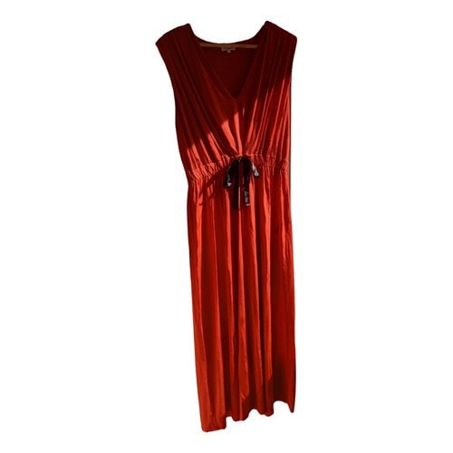Pre-owned Claudie Pierlot Maxi Dress In Red