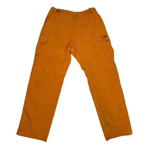 Pre-owned Nike Trousers In Orange