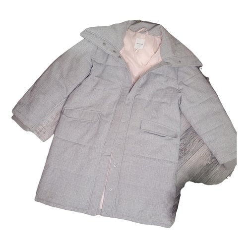 Pre-owned Avec Les Filles Coat In Grey