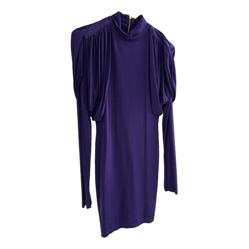 Pre-owned Marciano Mid-length Dress In Purple