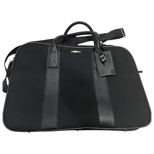 Pre-owned Ferragamo Cloth Small Bag In Black