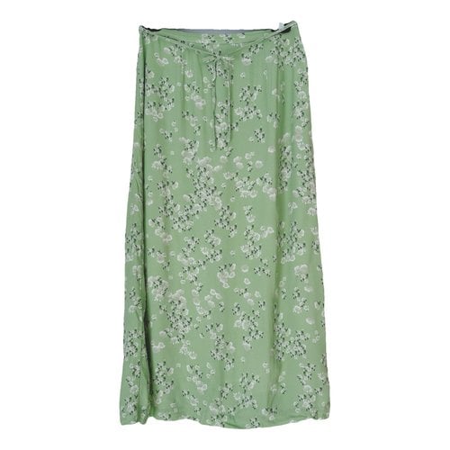 Pre-owned Rouje Mid-length Skirt In Green