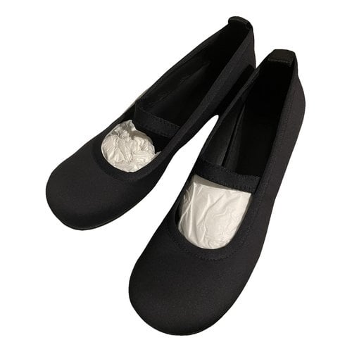 Pre-owned Amomento Cloth Ballet Flats In Black