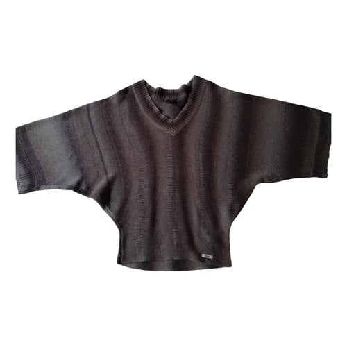 Pre-owned Diesel Linen Knitwear In Anthracite