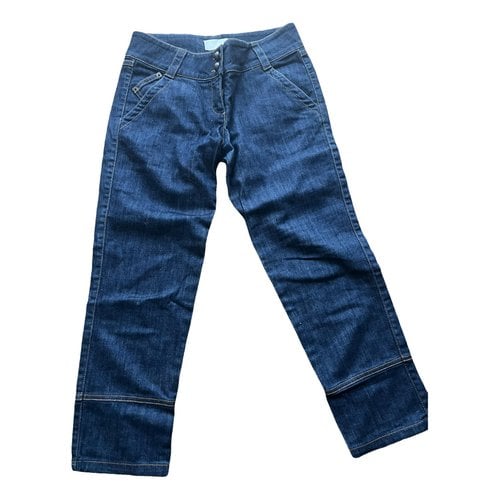Pre-owned Valentino Short Jeans In Blue
