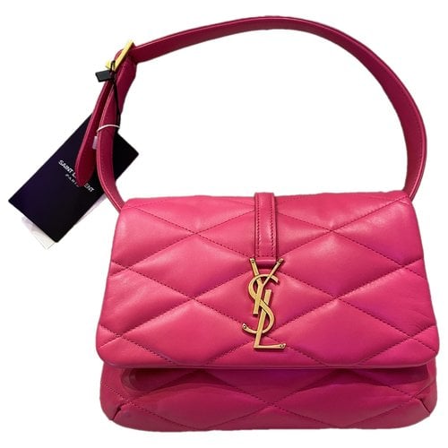 Pre-owned Saint Laurent Le 57 Leather Handbag In Pink