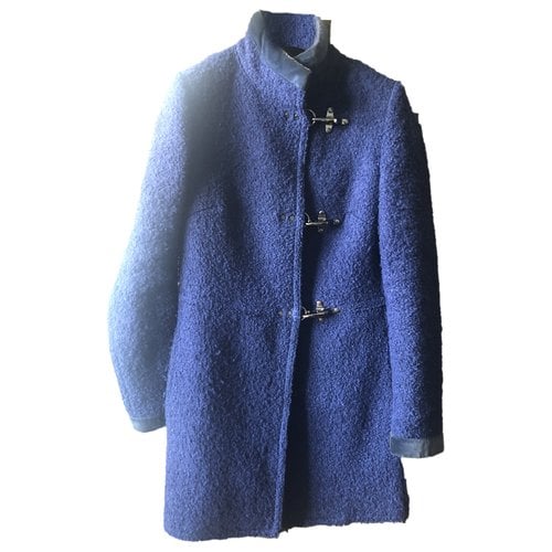 Pre-owned Fay Wool Peacoat In Other