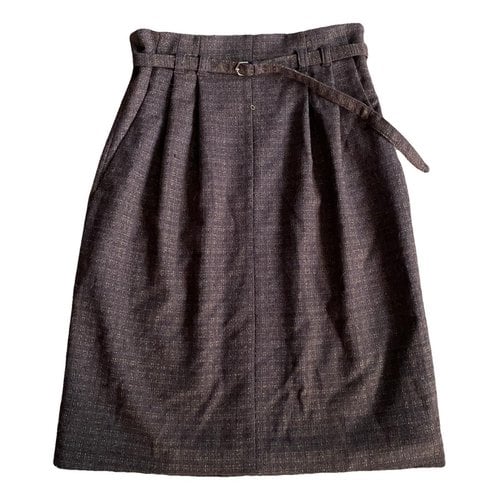 Pre-owned Drykorn Wool Skirt Suit In Brown