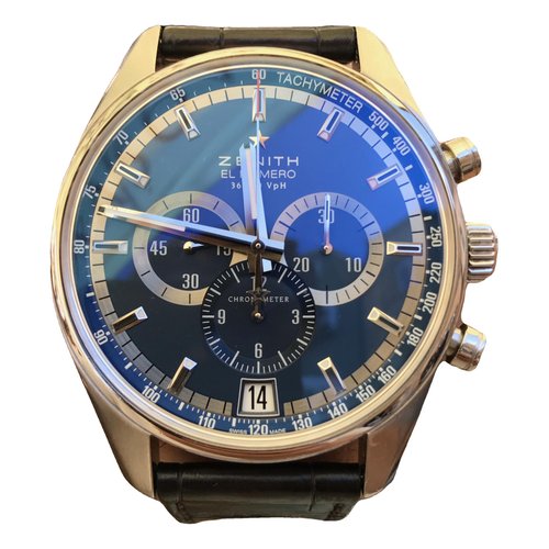 Pre-owned Zenith El Primero Watch In Blue