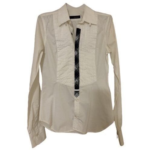 Pre-owned Dsquared2 Blouse In White