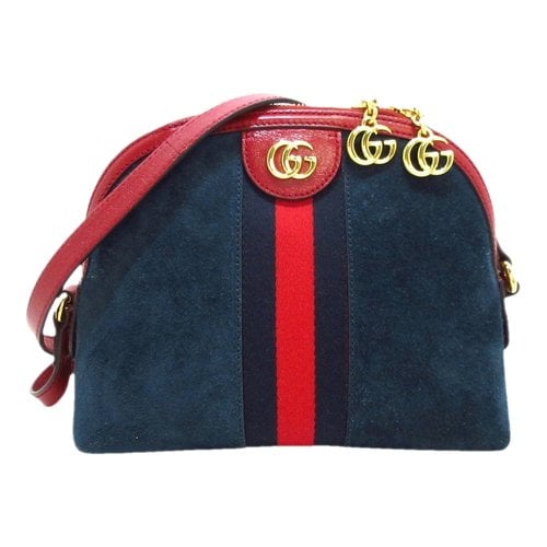Pre-owned Gucci Ophidia Handbag In Navy