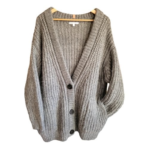 Pre-owned Lunya Wool Cardigan In Grey