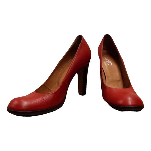 Pre-owned Liujo Leather Heels In Red