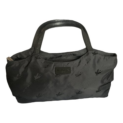 Pre-owned Etro Cloth Handbag In Black