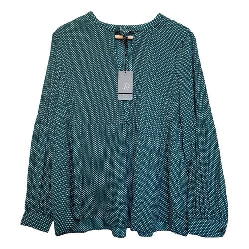 Pre-owned Adrianna Papell Blouse In Green