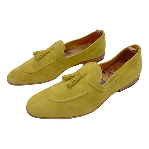 Pre-owned Raparo Flats In Yellow