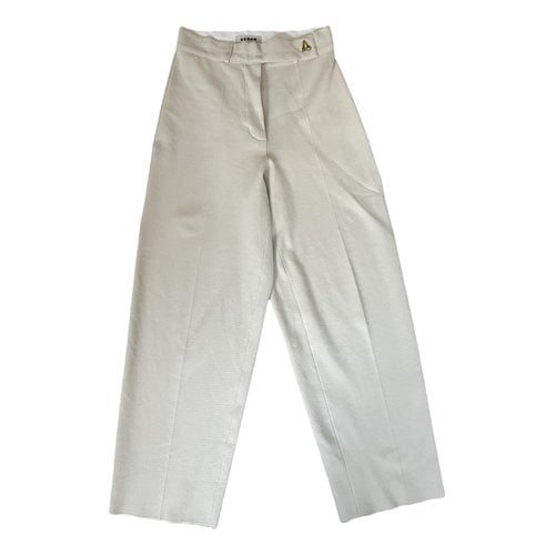 Pre-owned Aeron Trousers In Other