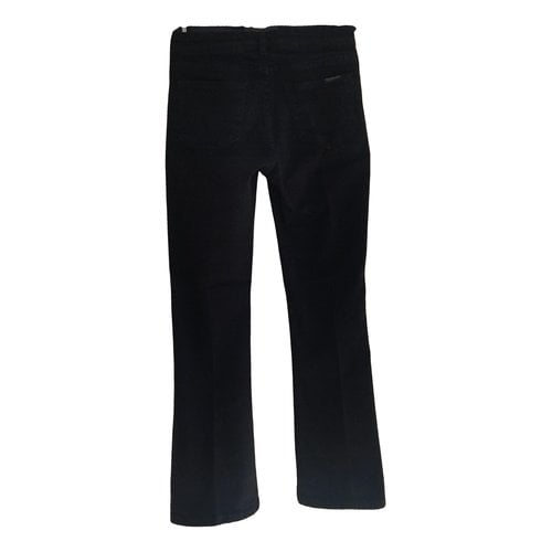 Pre-owned Scotch & Soda Straight Pants In Black