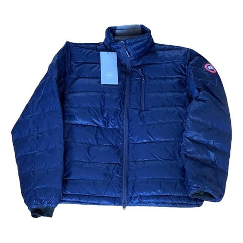 Pre-owned Canada Goose Puffer In Navy