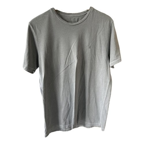 Pre-owned Allsaints T-shirt In Grey