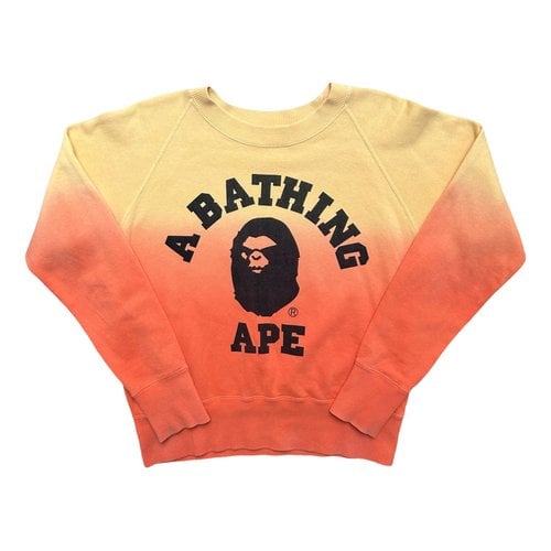 Pre-owned A Bathing Ape Sweatshirt In Orange