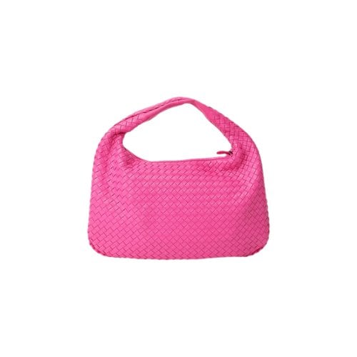 Pre-owned Bottega Veneta Veneta Leather Handbag In Pink