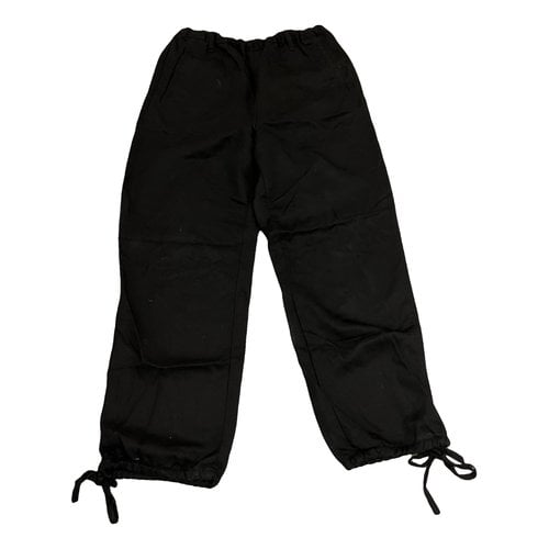 Pre-owned Whistles Trousers In Black