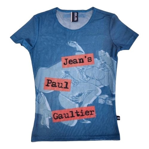 Pre-owned Jean Paul Gaultier T-shirt In Blue