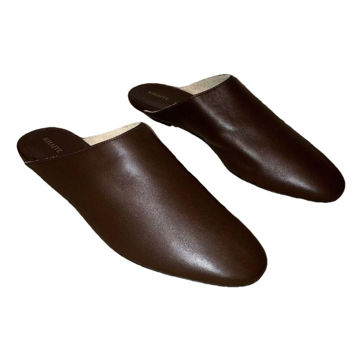 Brown Leather Mules & Clogs