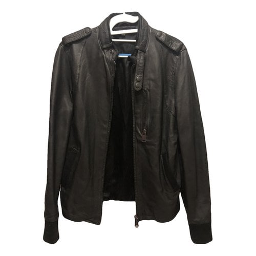 Pre-owned Underground Leather Jacket In Black