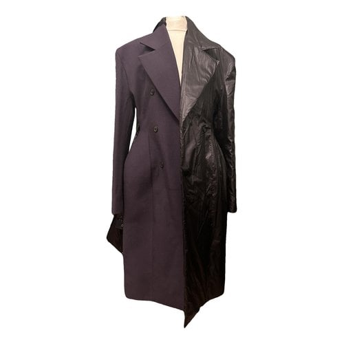 Pre-owned Y/project Wool Coat In Multicolour