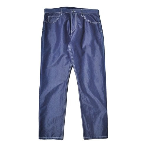 Pre-owned Louis Vuitton Trousers In Navy