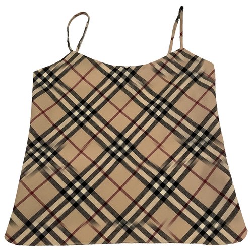 Pre-owned Burberry Wool Camisole In Beige