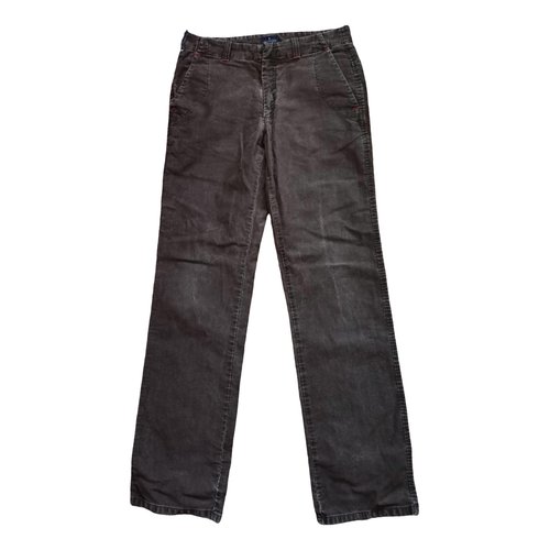 Pre-owned Trussardi Straight Jeans In Brown