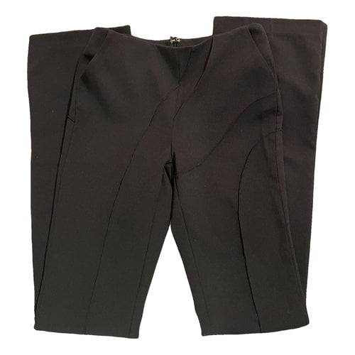Pre-owned Guizio Trousers In Black
