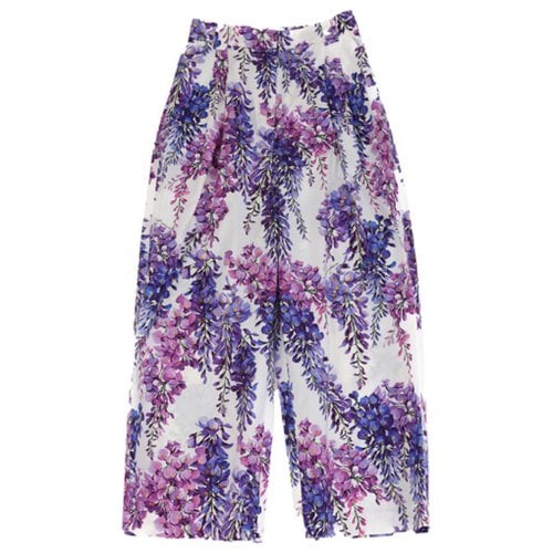 Pre-owned Dolce & Gabbana Large Pants In Purple