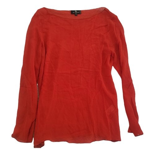Pre-owned Etro Silk Blouse In Red