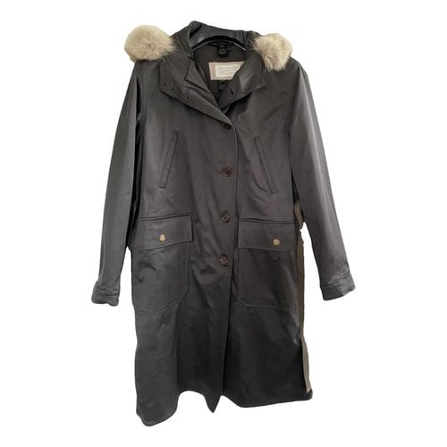 Pre-owned Marc By Marc Jacobs Trench Coat In Anthracite