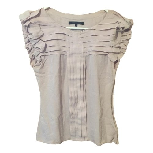 Pre-owned Bcbg Max Azria Silk Blouse In Pink