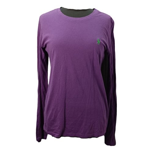 Pre-owned Ralph Lauren T-shirt In Purple