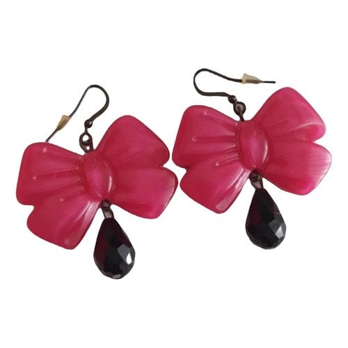 Pre-owned Camomilla Earrings In Pink
