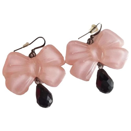 Pre-owned Camomilla Earrings In Pink