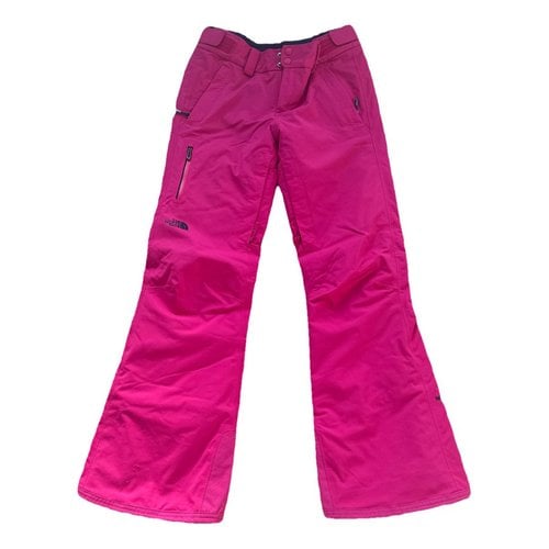 Pre-owned The North Face Trousers In Pink